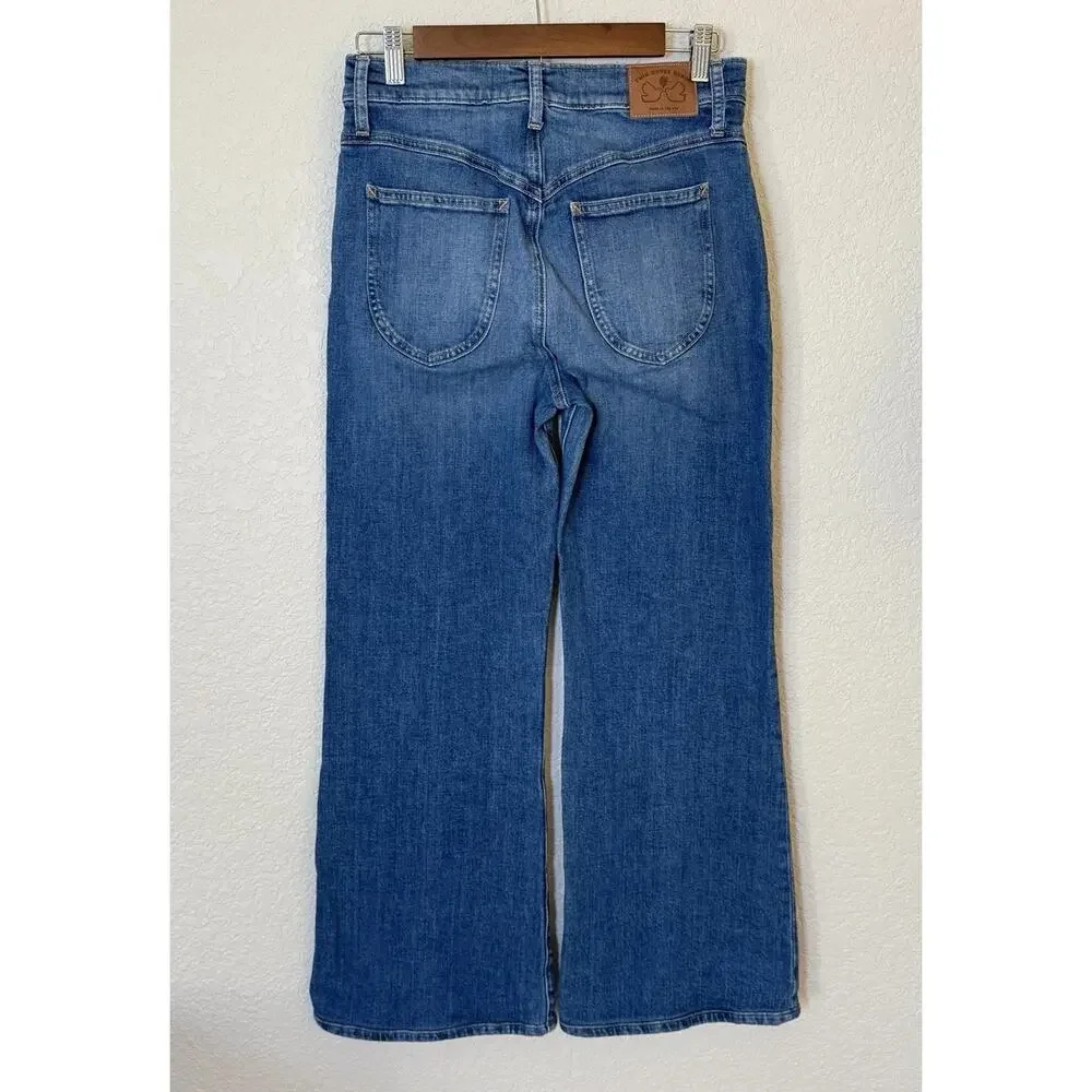 Emerson Fry Twin Doves Treasure Jeans Womens Size 28 "Bell" Flared Leg Stardust - Picture 4 of 16
